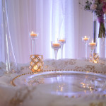gold charger plates, wedding, candle light, hamilton wedding, niagara wedding