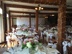 Knollwood Golf Club wedding, backdrop, head table, twinkle lighting, sashes, hamilton wedding, niagara wedding