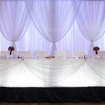 White Oakes wedding, wedding, head table, backdrop, hamilton wedding, niagara wedding