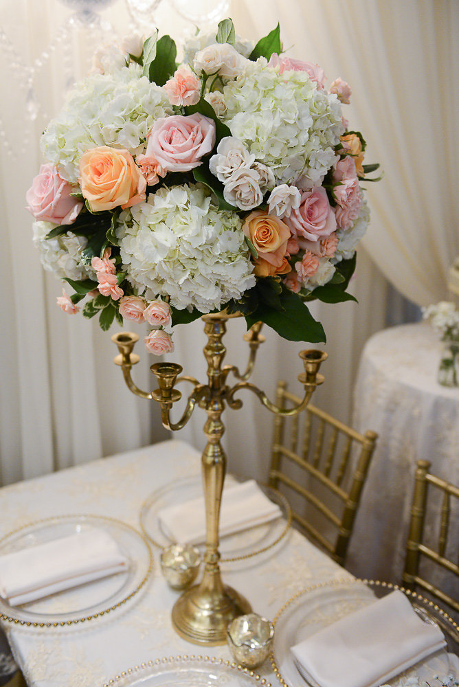 Niagara wedding show booth candelabra vintage 