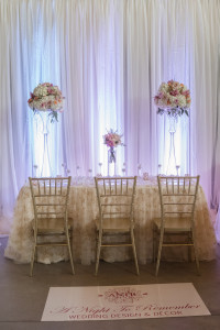 wedding decor booth display