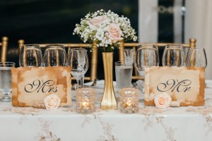 chateau des charmes wedding head table