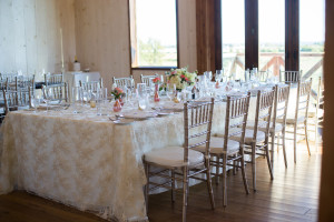 earth to table farm wedding decor head table
