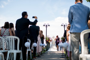 Ceremony Decor, Sheppard Hooks, Rose Balls at Liuna Gardens