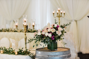 Wedding Decor: Head Table, Backdrop at La Salle in Burlington