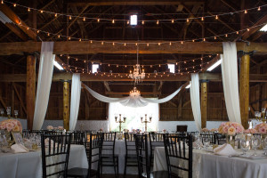 balls falls wedding decor beam draping edison lights ceiling draping