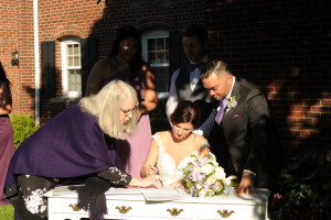 Pillar and Post wedding ceremony