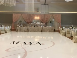wedding decor head table backdrop winona vine estate