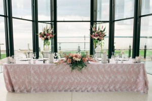 Spencer's at the Waterfront Wedding head table