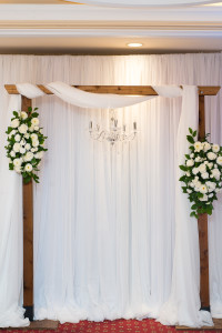 wedding decor niagara booth display wooden arbour