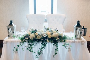 Ancaster mill wedding head table