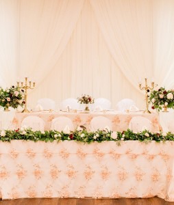 le dome wedding decor head table backdrop