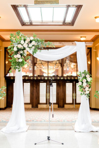 liuna station wedding ceremony arbour