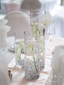 cylinder vase centrepieces