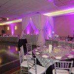 Grand Olympia wedding, head table, backdrop, canopy, hamilton wedding, niagara wedding