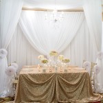 wedding, backdrop, head table, chandelier, gold wedding, hamilton wedding, niagara wedding