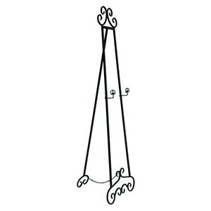 Floor-Standing-Black-Wrought-Iron-Easel1